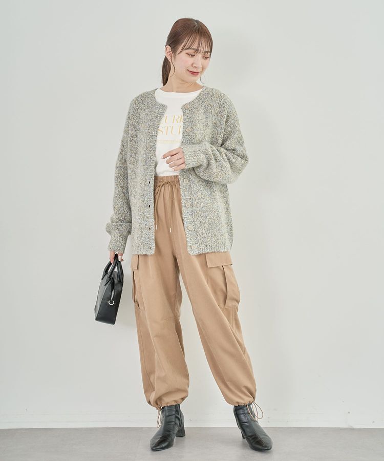 Green Parks「2WAYメランジMIXニットプルオーバー」|ニット・セーター|