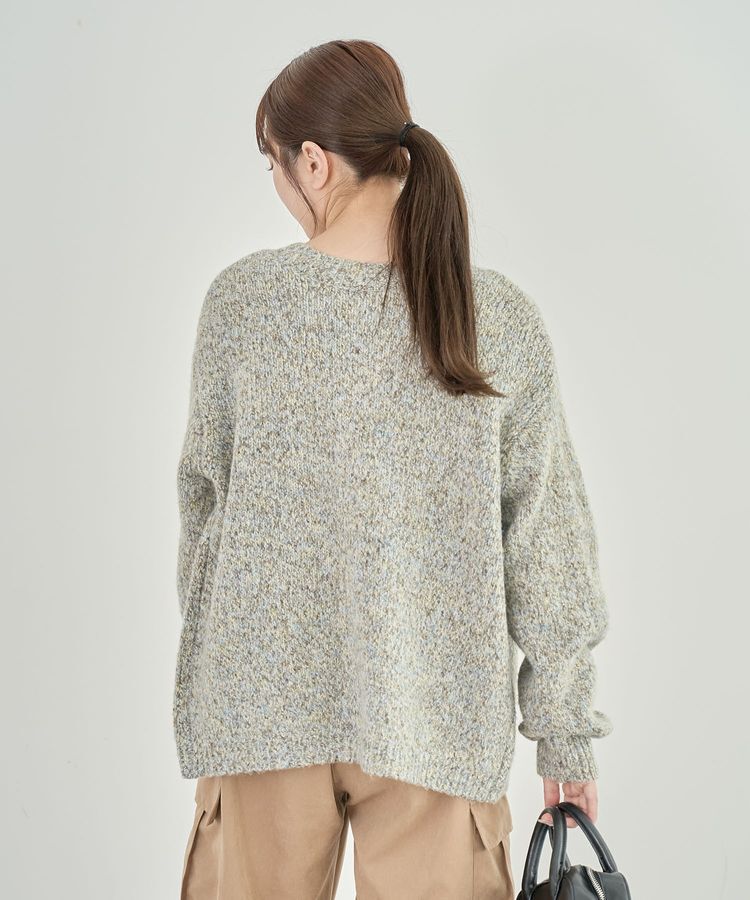Green Parks「2WAYメランジMIXニットプルオーバー」|ニット・セーター|