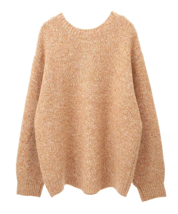 Green Parks「2WAYメランジMIXニットプルオーバー」|ニット・セーター|