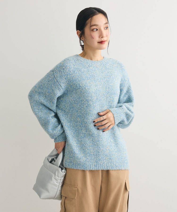 Green Parks「2WAYメランジMIXニットプルオーバー」|ニット・セーター|