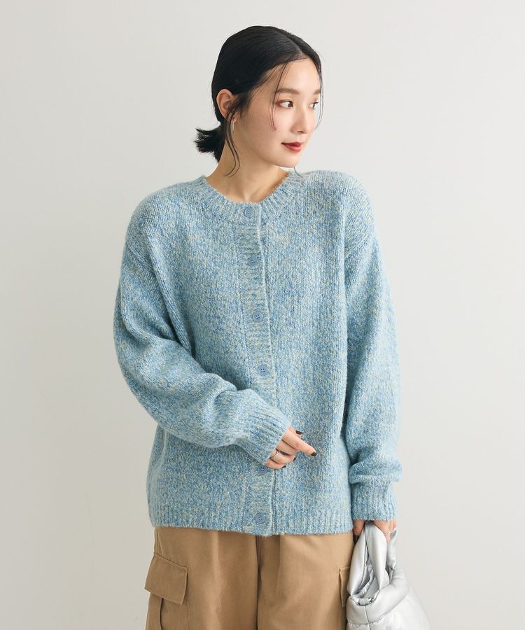 Green Parks「2WAYメランジMIXニットプルオーバー」|ニット・セーター|