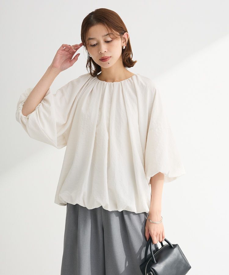 Green Parks「・ELENCARE DUE バルーンブラウス」|シャツ・ブラウス|Off White