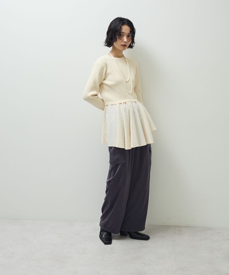 Green Parks「・ELENCARE DUE ハイブリットハイネックニット」|ニット・セーター|