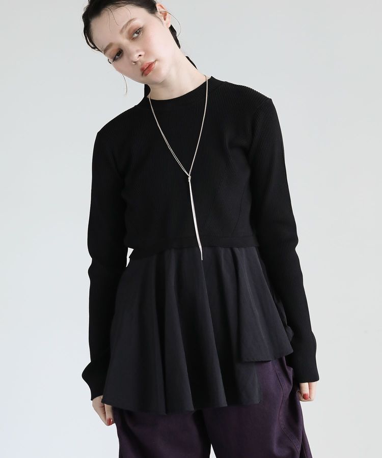 Green Parks「・ELENCARE DUE ハイブリットハイネックニット」|ニット・セーター|