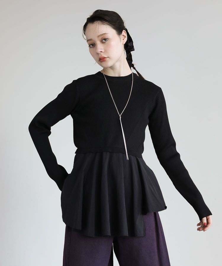 Green Parks「・ELENCARE DUE ハイブリットハイネックニット」|ニット・セーター|