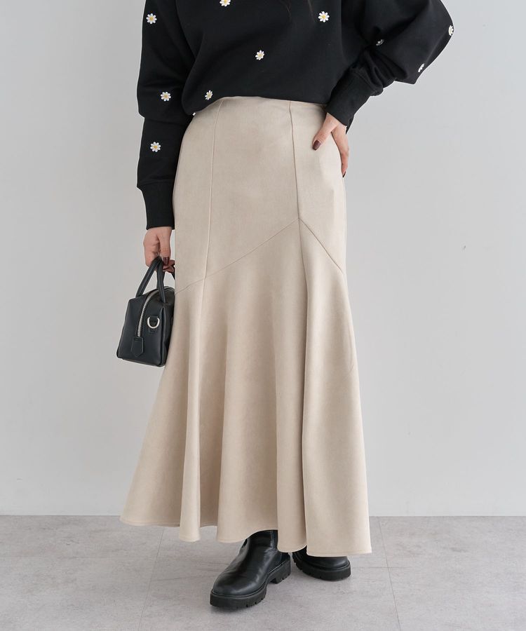 Green Parks「・ELENCARE DUE スエードポンチフレアスカート」|フレア|
