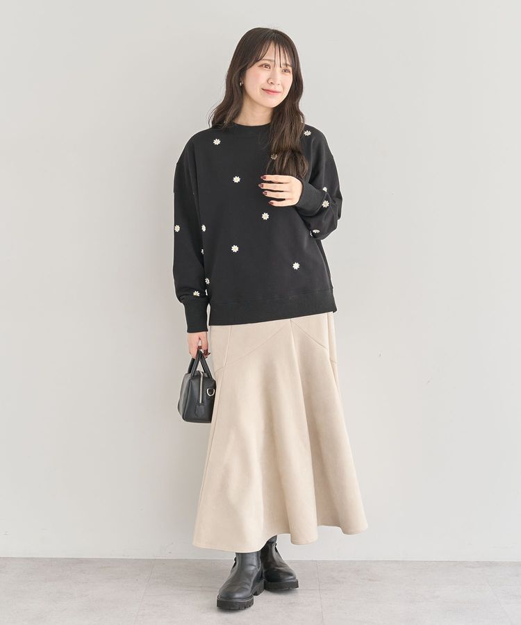 Green Parks「・ELENCARE DUE スエードポンチフレアスカート」|フレア|