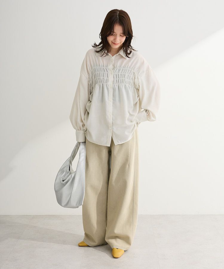 Green Parks「脇シャーリングシャツ」|シャツ・ブラウス|