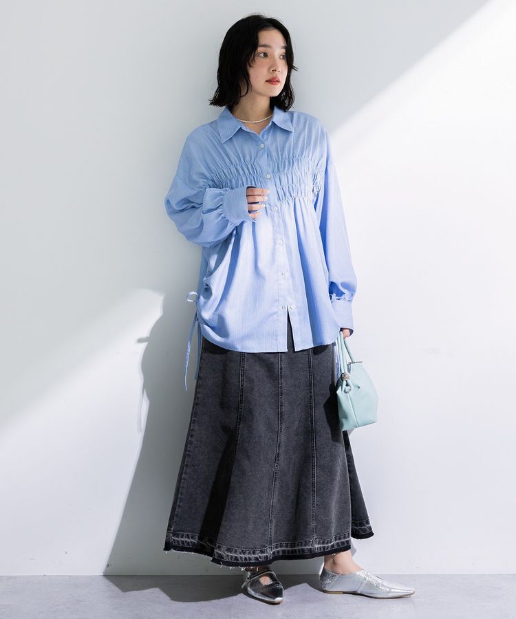 Green Parks「脇シャーリングシャツ」|シャツ・ブラウス|