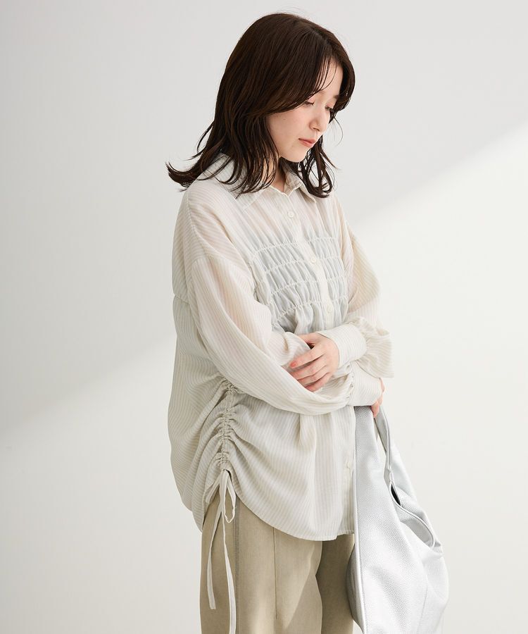 Green Parks「脇シャーリングシャツ」|シャツ・ブラウス|