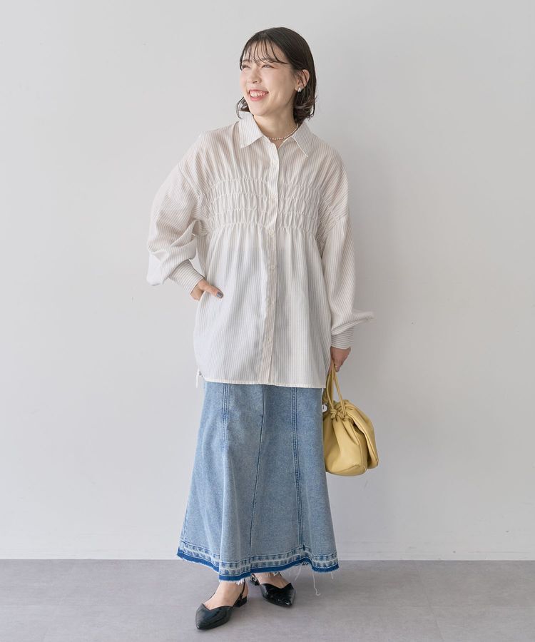 Green Parks「脇シャーリングシャツ」|シャツ・ブラウス|