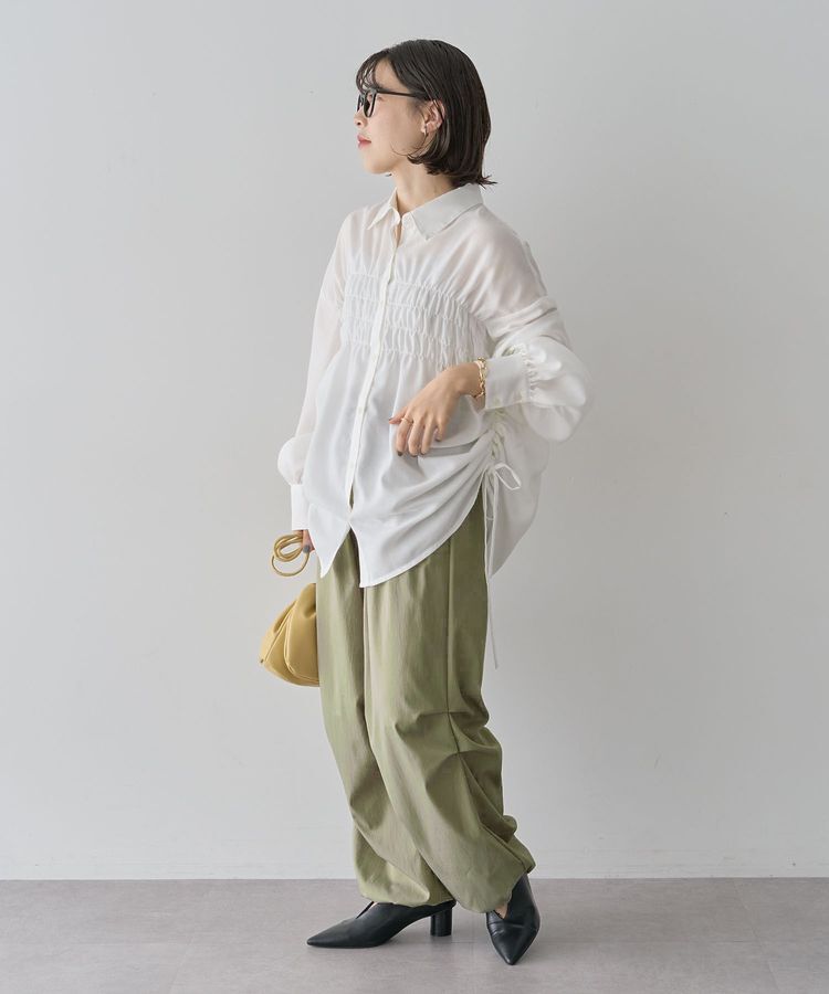 Green Parks「脇シャーリングシャツ」|シャツ・ブラウス|