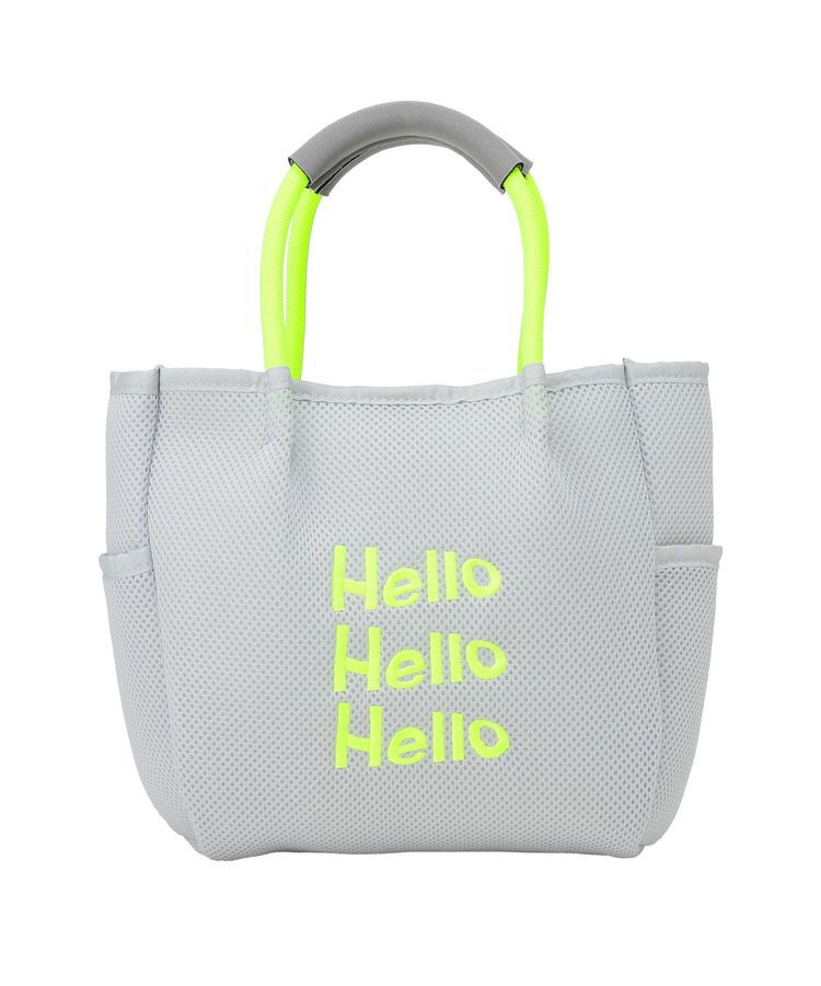 Green Parks「ロープハンドルメッシュトートバッグミニ」|トートバッグ|Gray