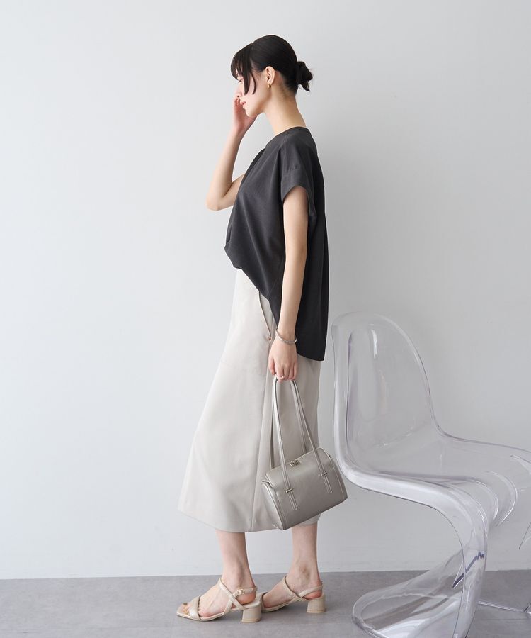 YECCA VECCA「ドライタッチナロースカート」|スカート|