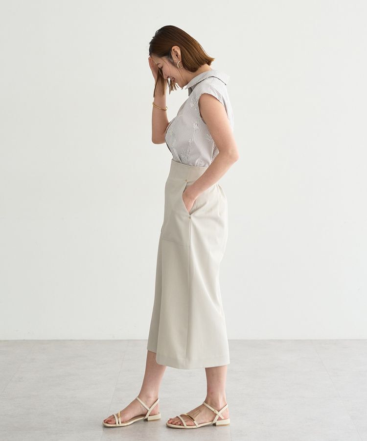 YECCA VECCA「ドライタッチナロースカート」|スカート|