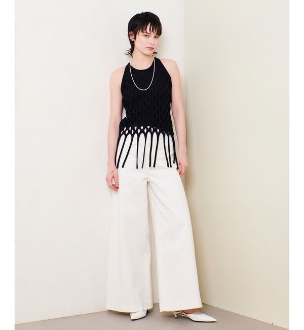 allureville「ハンモックフリンジプルオーバー」|ニット・セーター|