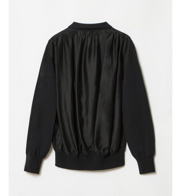 allureville「布帛コンビニットブルゾン」|カーディガン|