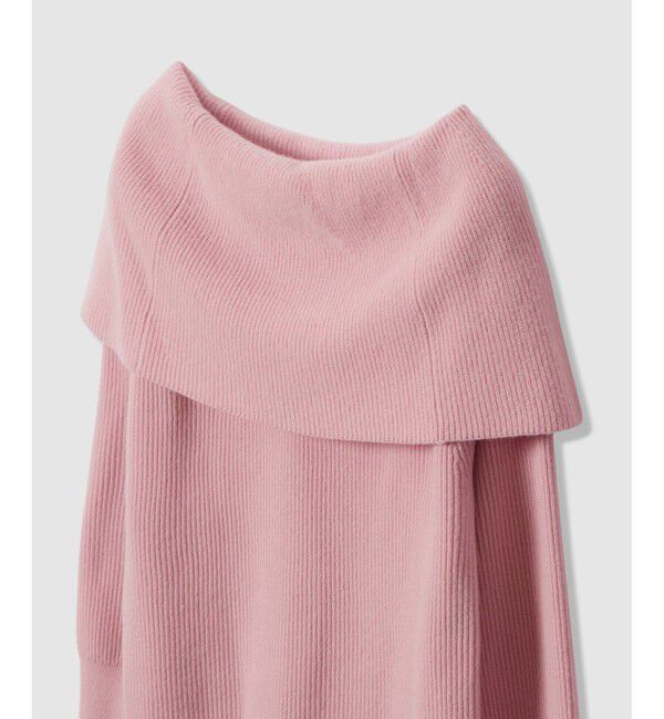 allureville「ビッグカラー2WAYネックプルオーバー」|ニット・セーター|