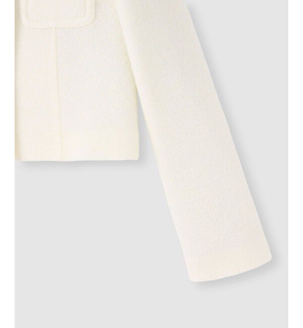 allureville「ブークレーノーカラージャケット」|ノーカラージャケット|