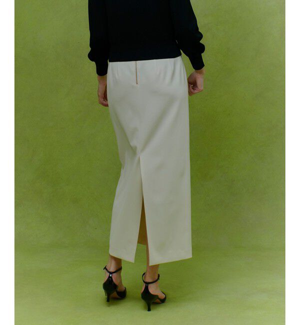 LOULOU WILLOUGHBY「【LOULOU WILLOUGHBY】ダブルクロスタイトスカート」|タイト|