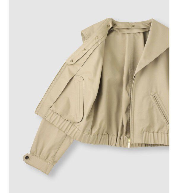 LOULOU WILLOUGHBY「【LOULOU WILLOUGHBY】シャンブレーツイルマリンブルゾン」|ブルゾン・スタジャン|