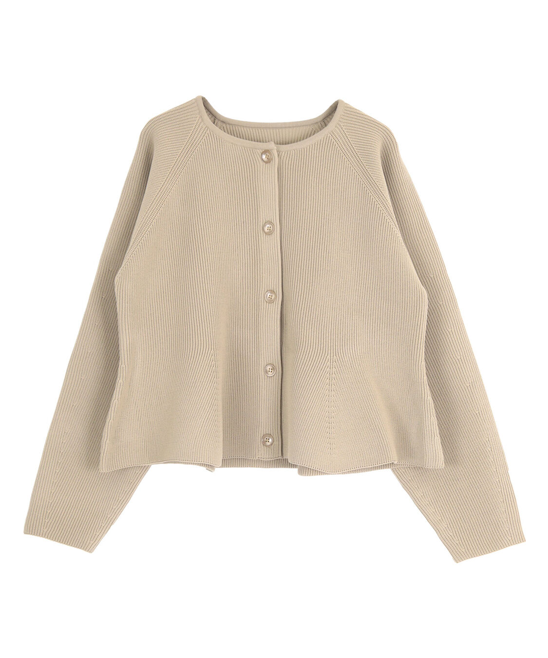 titivate「ペプラムデザインニットカーディガン」|ニット・セーター|