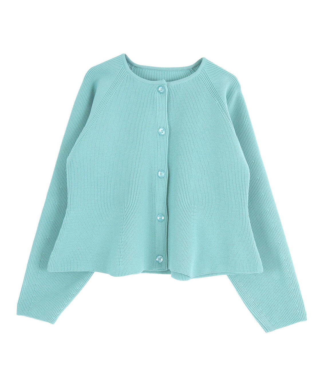 titivate「ペプラムデザインニットカーディガン」|ニット・セーター|