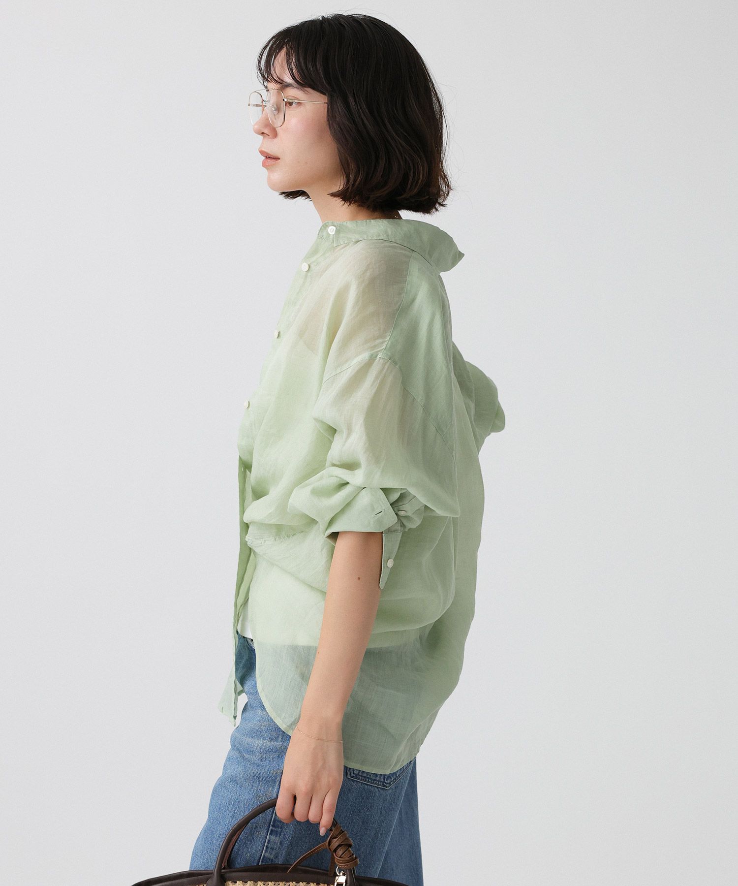 BABYLONE「ラミーシアーカシュクールシャツ」|シャツ・ブラウス|