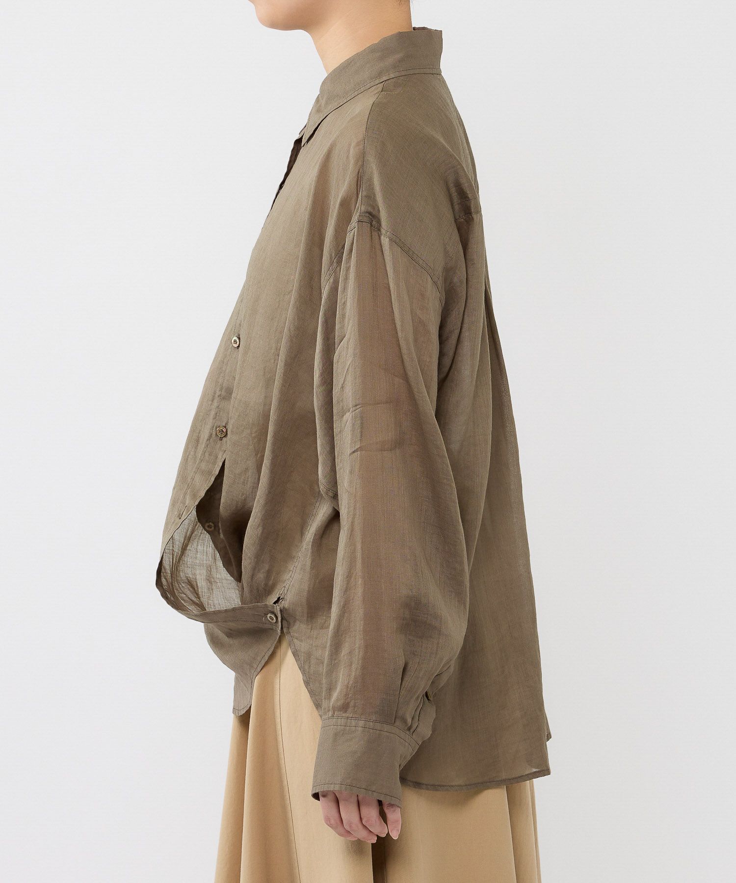 BABYLONE「ラミーシアーカシュクールシャツ」|シャツ・ブラウス|