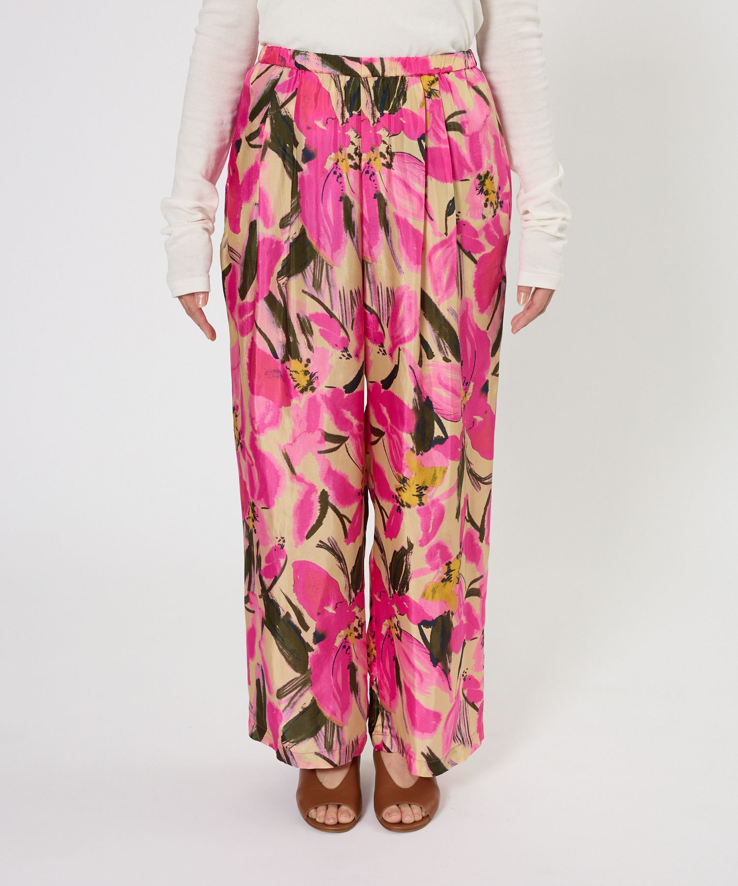 BABYLONE「ハナガライージースラックス」|スラックス|