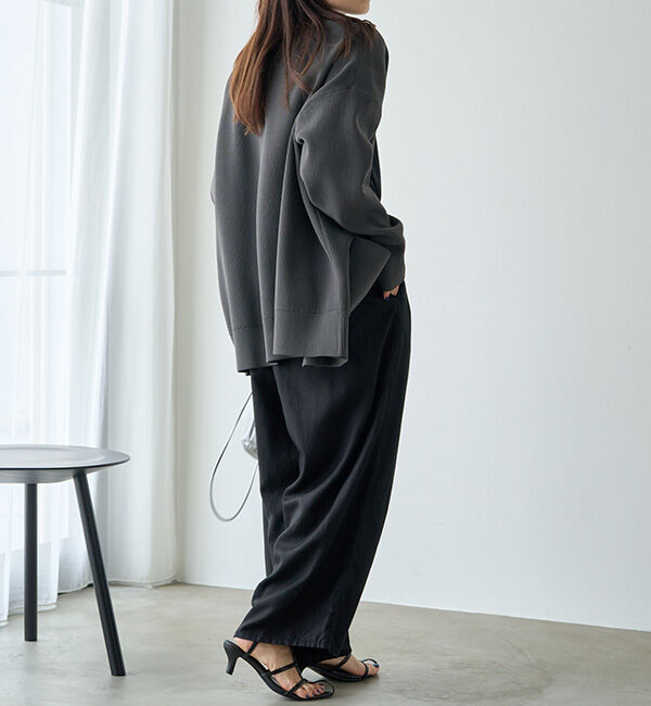  「【WEB限定/Du noir】スポンディッシュBIG Vネックカーディガン」|カーディガン|