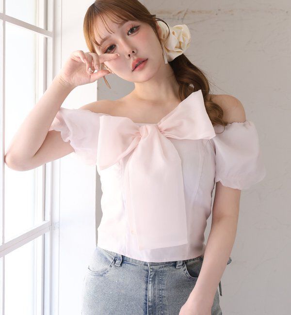  「ビッグリボンブラウス」|シャツ・ブラウス|