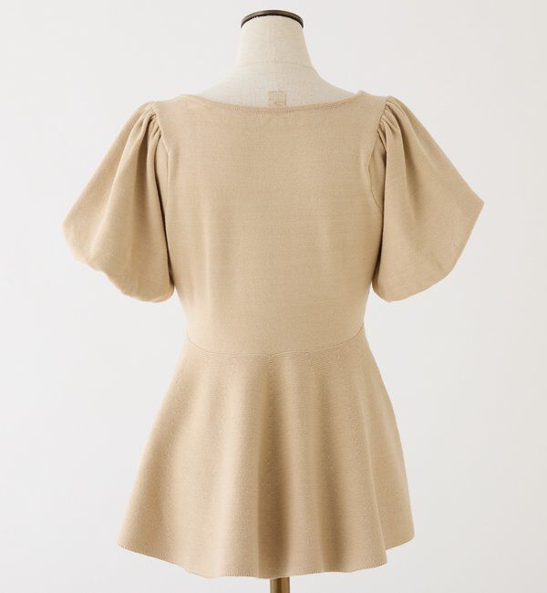  「リボンニットチュニック」|ニット・セーター|