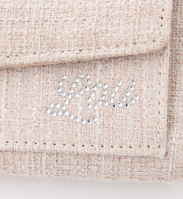  「【LouLoumei】ビジューロゴ入りツイードアクスタケース」|その他|