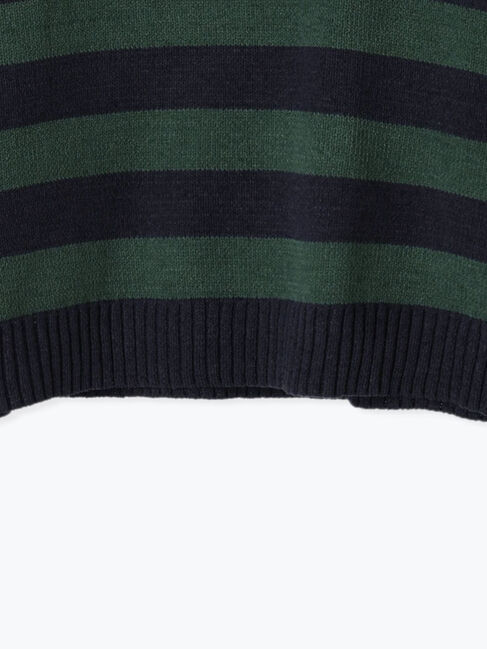 Lugnoncure「モールボーダーデザインニット」|ニット・セーター|