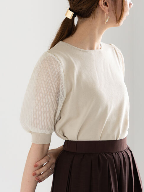 Te chichi「ウェーブシアースリーブニットプルオーバー」|ニット・セーター|