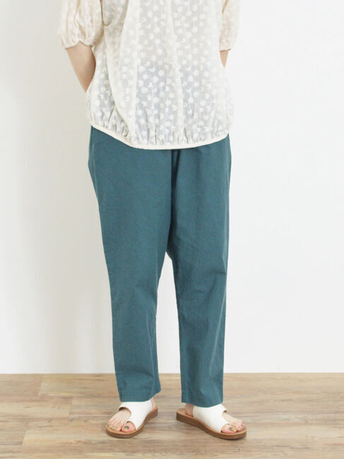 Samansa Mos2「【Lサイズ WEB限定】【クールコットン】柄アソートテーパードパンツ」|その他|グリーン