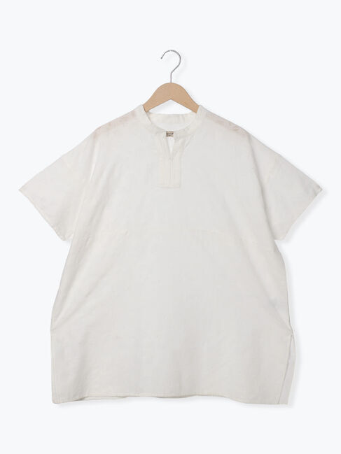 Samansa Mos2「レモン柄ジャカードチュニック」|シャツ・ブラウス|