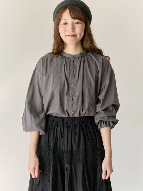 Samansa Mos2「【Cross&times;Staff】レース襟付きブラウス」|シャツ・ブラウス|