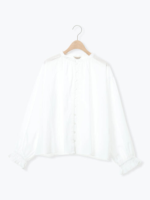 Samansa Mos2「【Cross&times;Staff】レース襟付きブラウス」|シャツ・ブラウス|