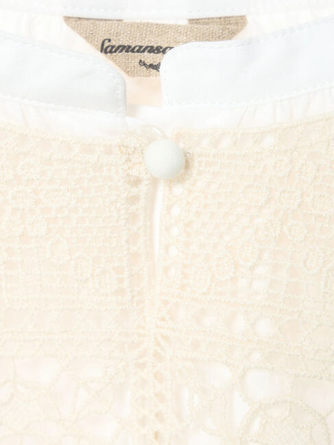 Samansa Mos2「【Cross&times;Staff】レース襟付きブラウス」|シャツ・ブラウス|