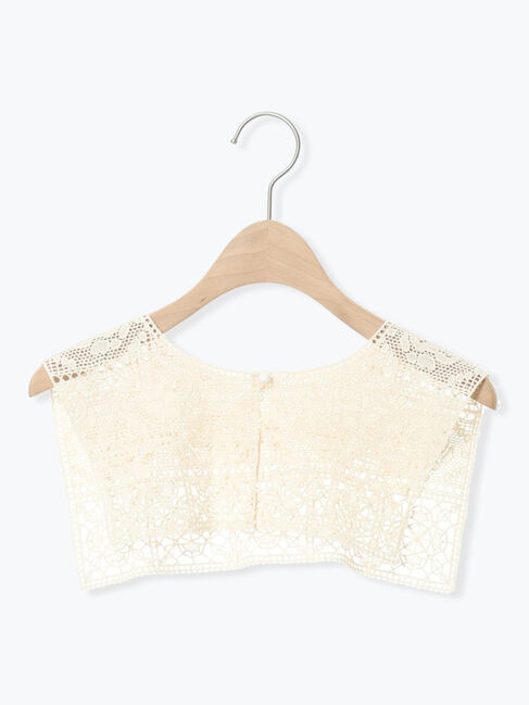 Samansa Mos2「【Cross&times;Staff】レース襟付きブラウス」|シャツ・ブラウス|