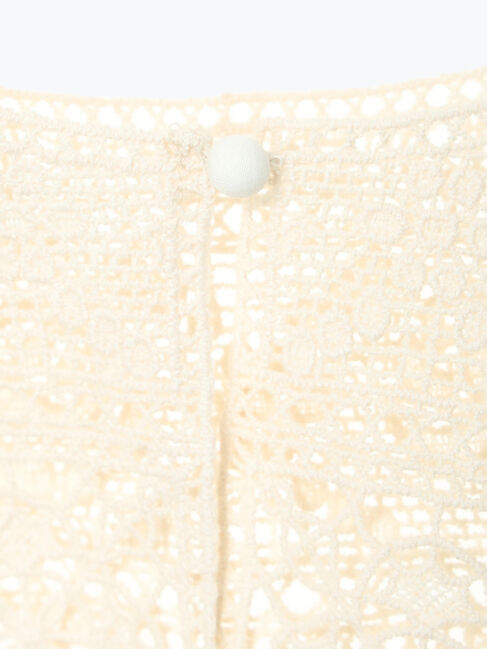 Samansa Mos2「【Cross&times;Staff】レース襟付きブラウス」|シャツ・ブラウス|