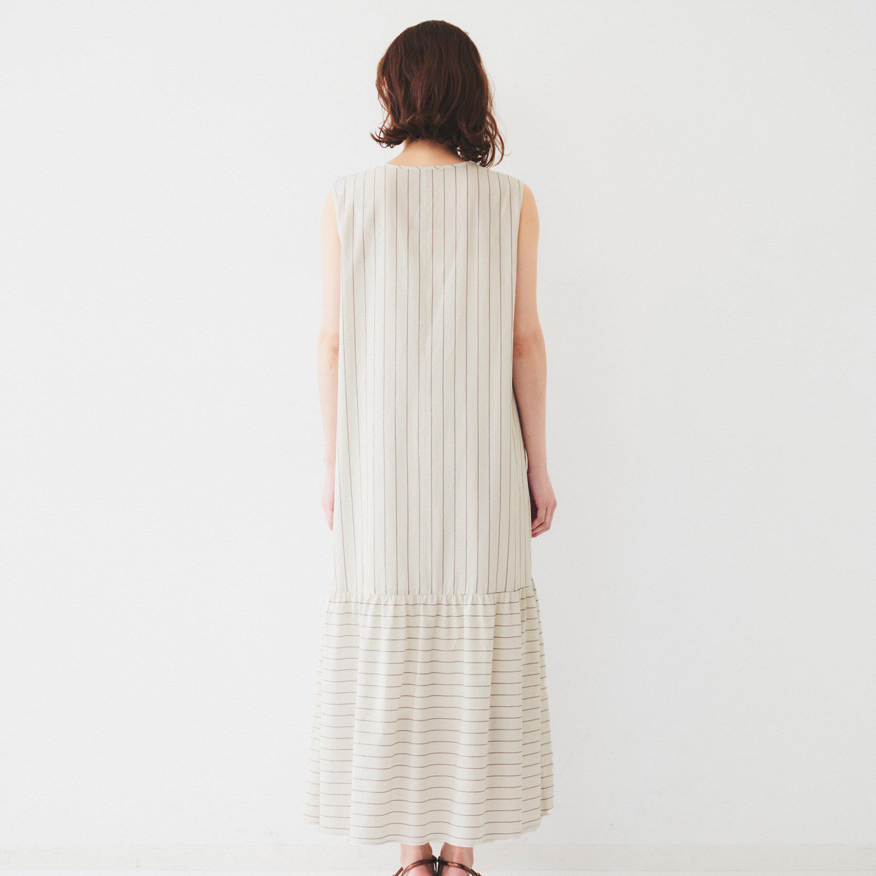 UNTITLED「【洗える/夏ワンピ】ストライプワンピース」|ワンピース|