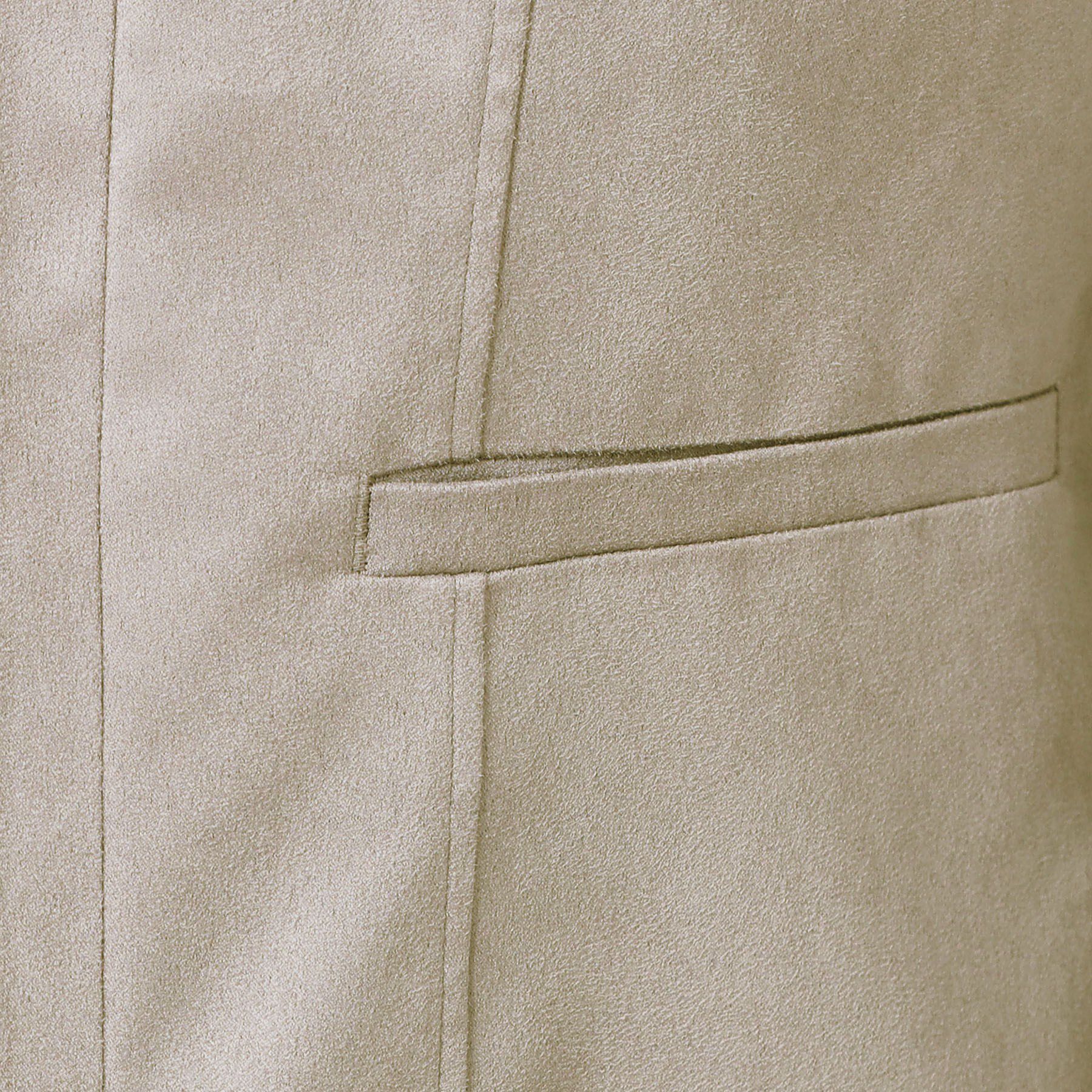 COUP DE CHANCE「【手洗い可／日本製】スェード調ノーカラージャケット」|ノーカラージャケット|