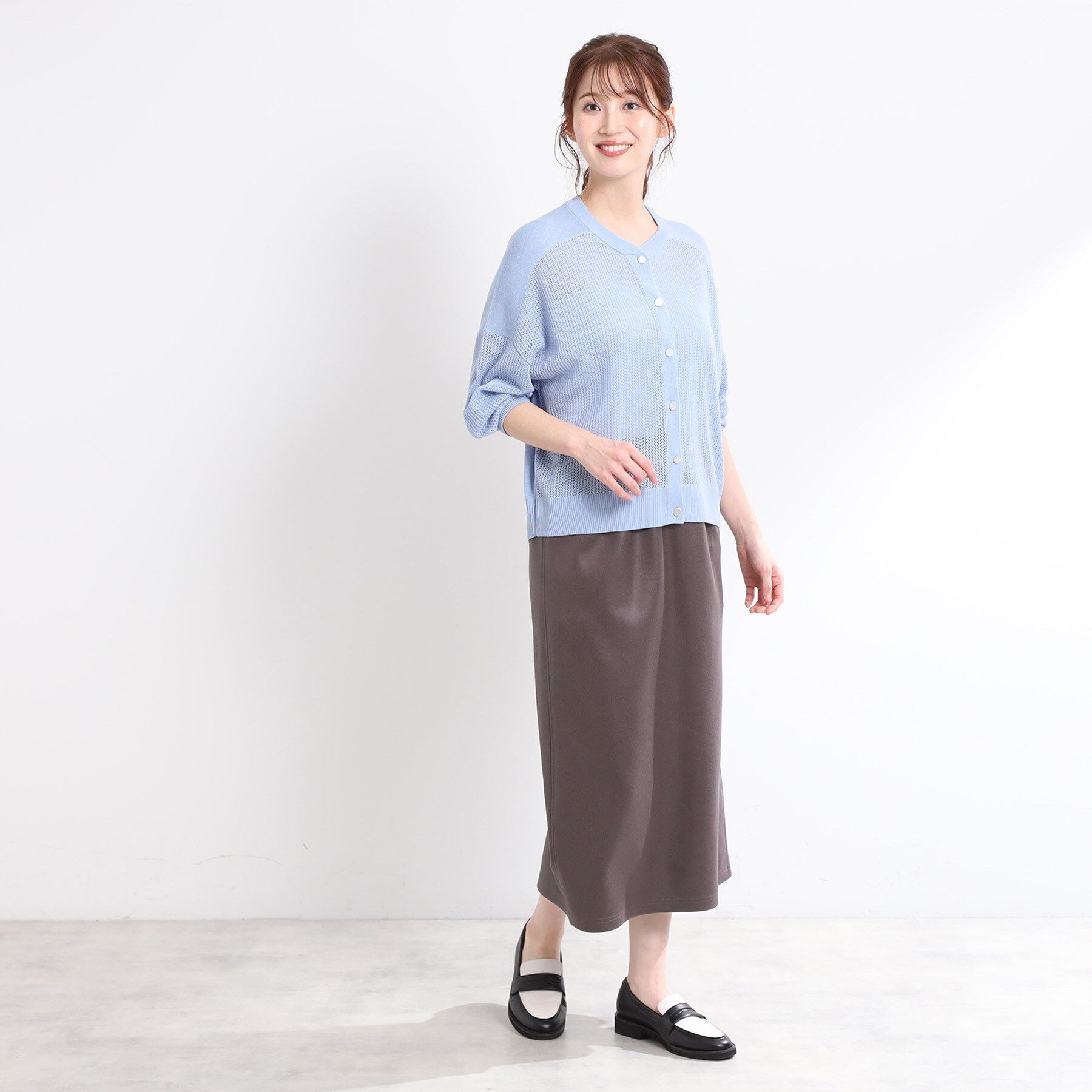 Reflect「【E‐QUALITY／手洗い可】ドライタッチカーディガン」|カーディガン|