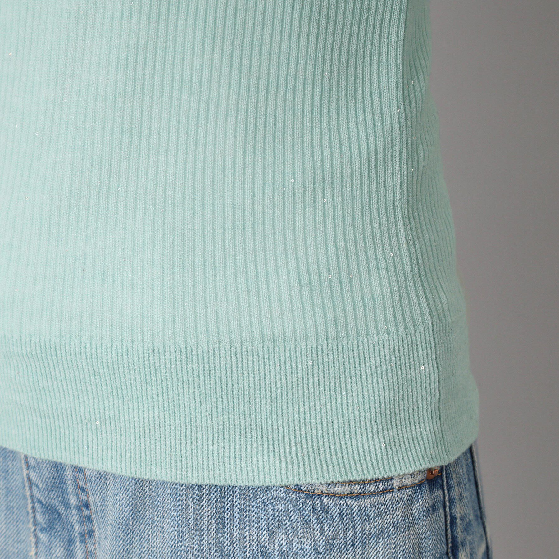 DRESSTERIOR「【エアリー素材/華やか】スパンコールシアーニット」|ニット・セーター|