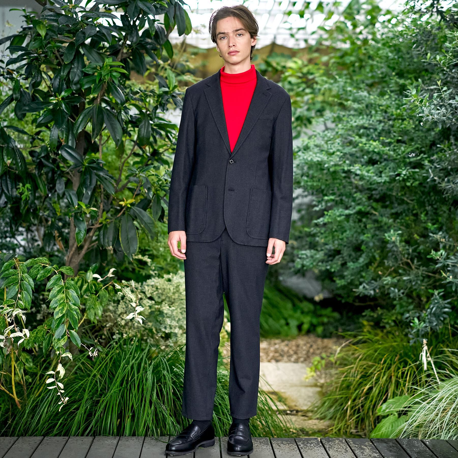 DRESSTERIOR「【セットアップ可】ストレッチソフトタッチ チェックジャケット」|テーラードジャケット|