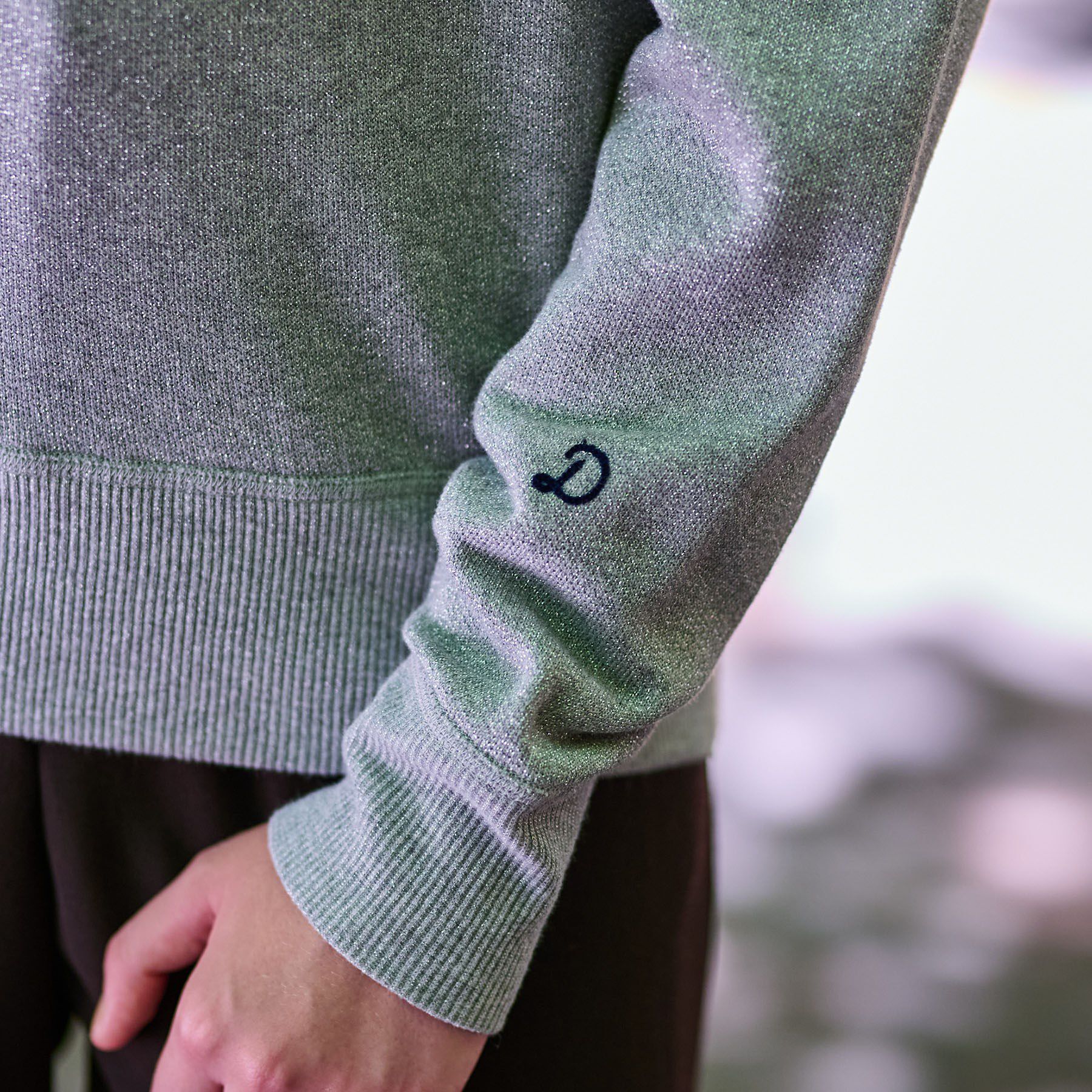 DRESSTERIOR「ラメ裏毛プルオーバー」|Tシャツ・カットソー|