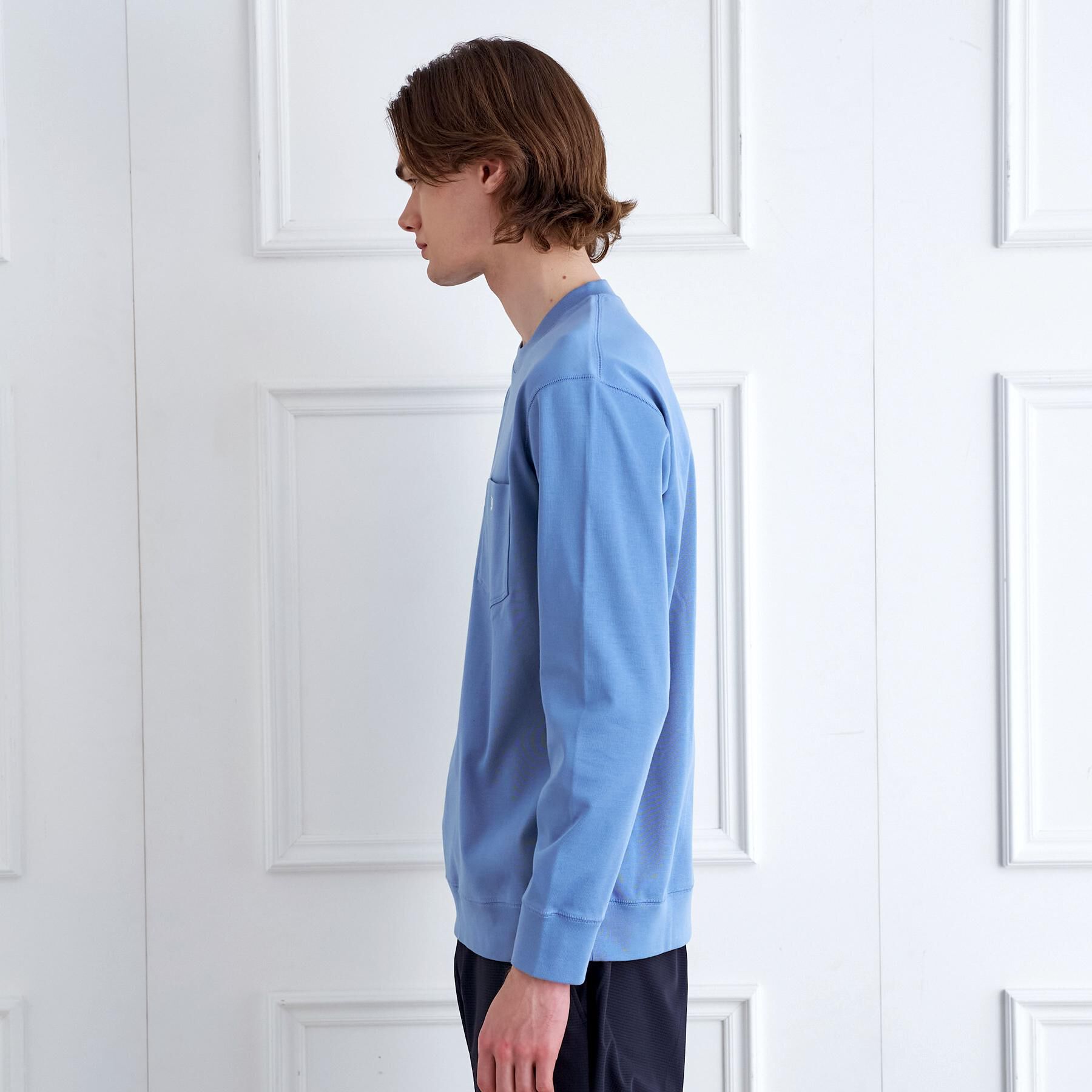 DRESSTERIOR「【抗菌防臭／UVカット／しわ防止】クールデオドラント フライスロングTシャツ」|Tシャツ・カットソー|